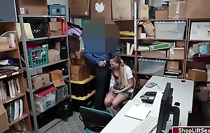 Teen caught shoplifting and gets fucked