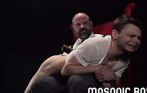 MasonicBoys - Age-old enforce a do without bear daddy spanks and milks young sub twink