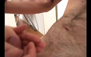 Blowjob unskilled masturbation with cumshot in the exposure