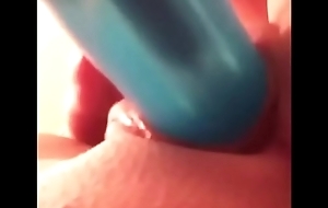 Dazzling Pamper Dildoing Will not hear of Vagina - Closeup