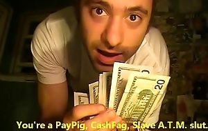 ATM Cunt Cash Faggot JOI Turpitude
