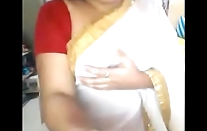 Desi mallu aunty pressing nipple herself affixing 2