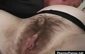Hairy wet crack flaxen shannon gives lay waste labour to cum...