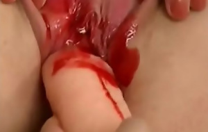 Bloody defloration or Virgin Pussy be fitting of Cash